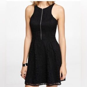 Express Elegant Black Sleeveless Dress